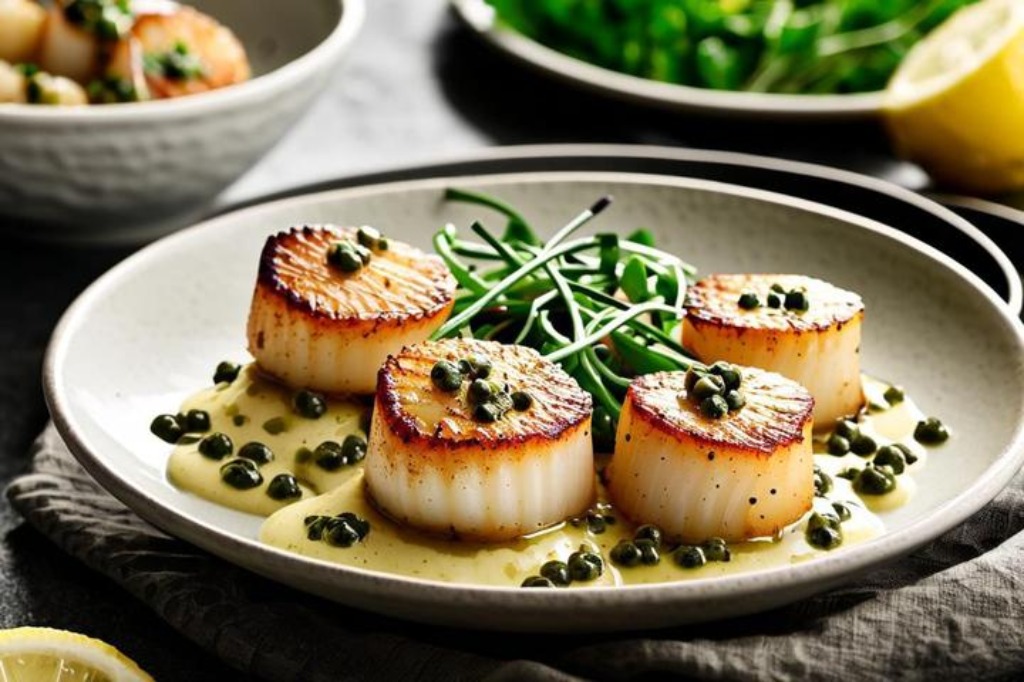 Pan-Seared Scallops